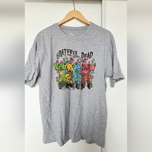 Grateful Dead Gray Kids T-Shirt with Colorful Bears
